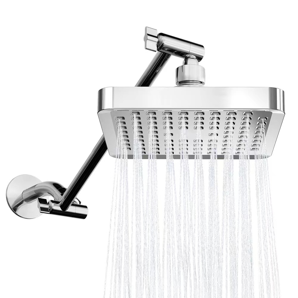 外贸批发6寸圆形方形浴室淋浴顶喷花洒头abs花洒套装-阿里巴巴