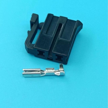 dj7029b-2-21 黑色2孔2系列 适用汽车线束连接器插头 车用接插件