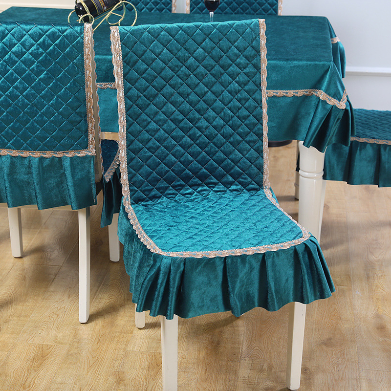 连体椅子套罩餐椅垫 靠现代简约家用家纺家饰居家布艺台布桌布餐