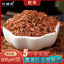 2023年新东北黑龙江五常红米香米5斤荞麦黑燕麦糙米五谷杂粮