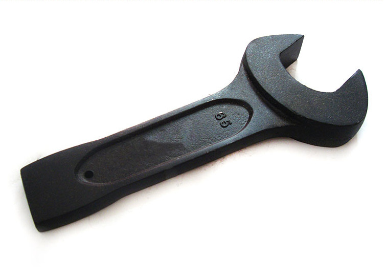 钢制敲击呆扳手敲击开口扳手叉口扳手敲击扳手70120特种扳手