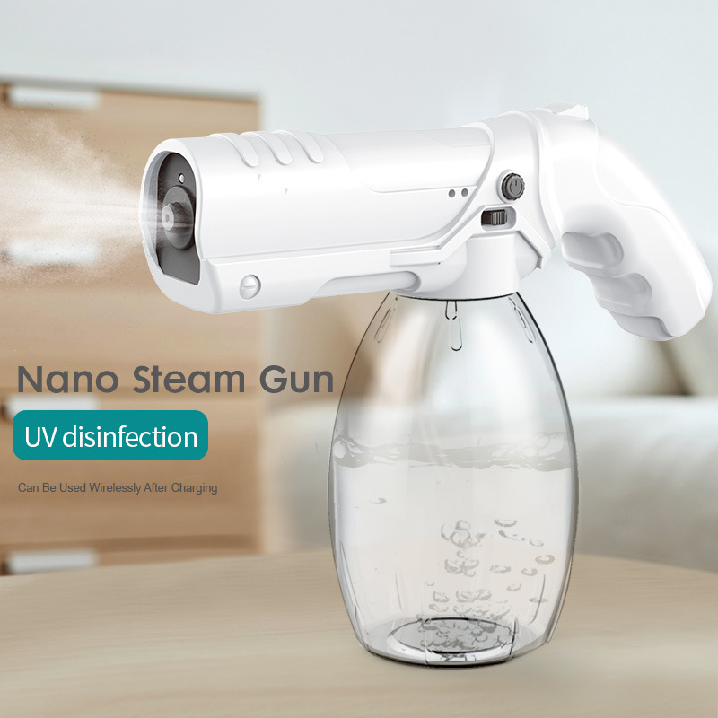 Handheld Alcohol Spray Pistol Electric Nano Spray UV Disinfection Gun Lithium Battery Charging Large Capacity 800ml