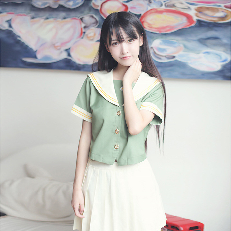 日韩校服学院休闲风淑女可爱正统制服小清新服水手服学生装套装