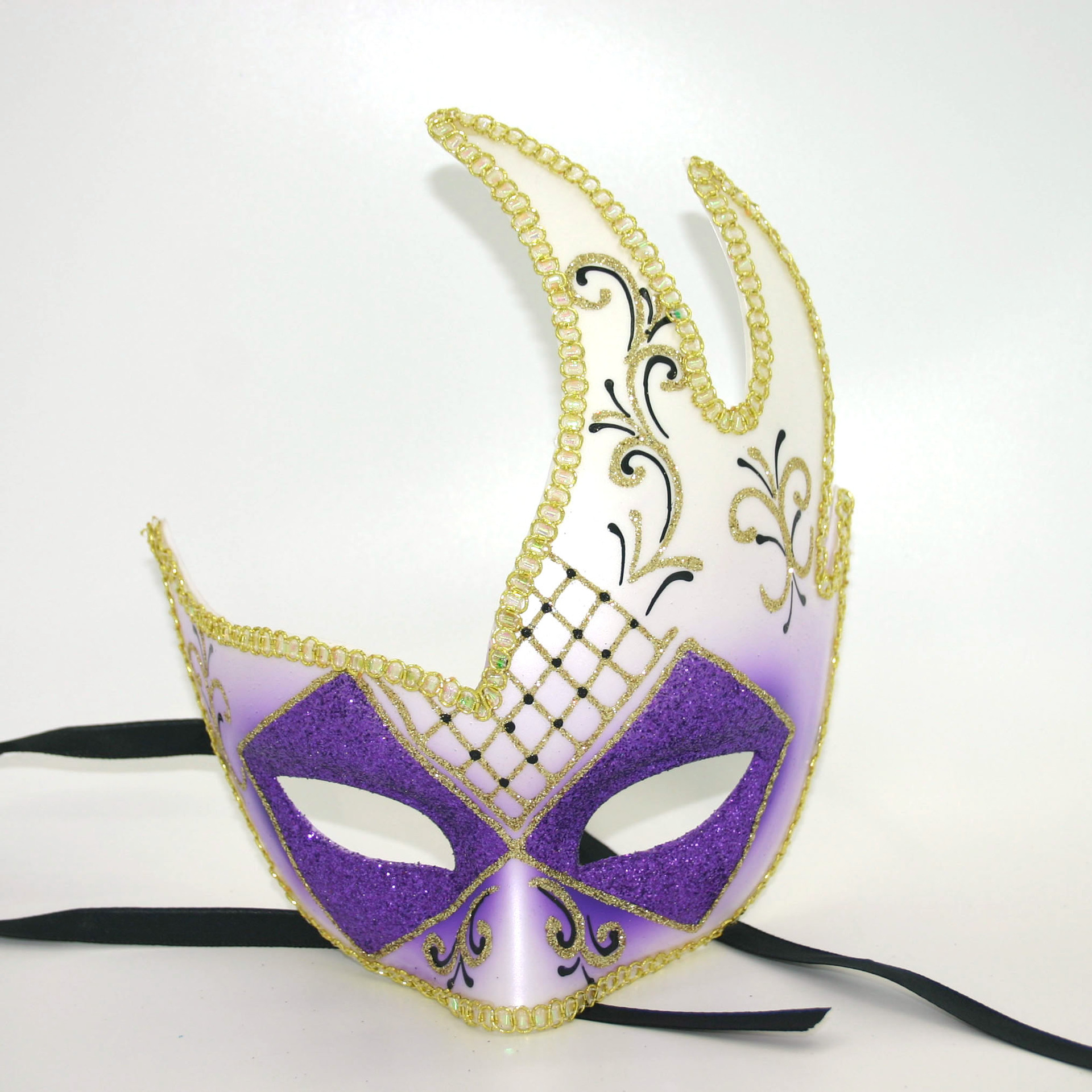 狂欢节化装舞会面具闪光威尼斯派对舞会面具女式男式派对配饰