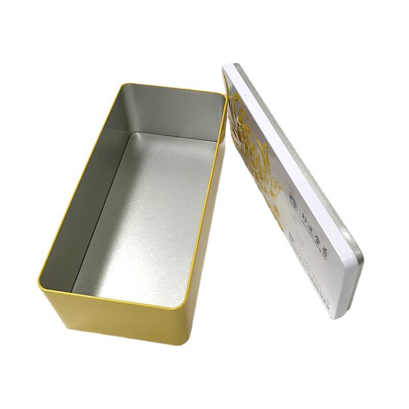 东莞制罐长方红茶铁盒金丝皇菊定金属盒 大号批发黑枸杞铁盒包装