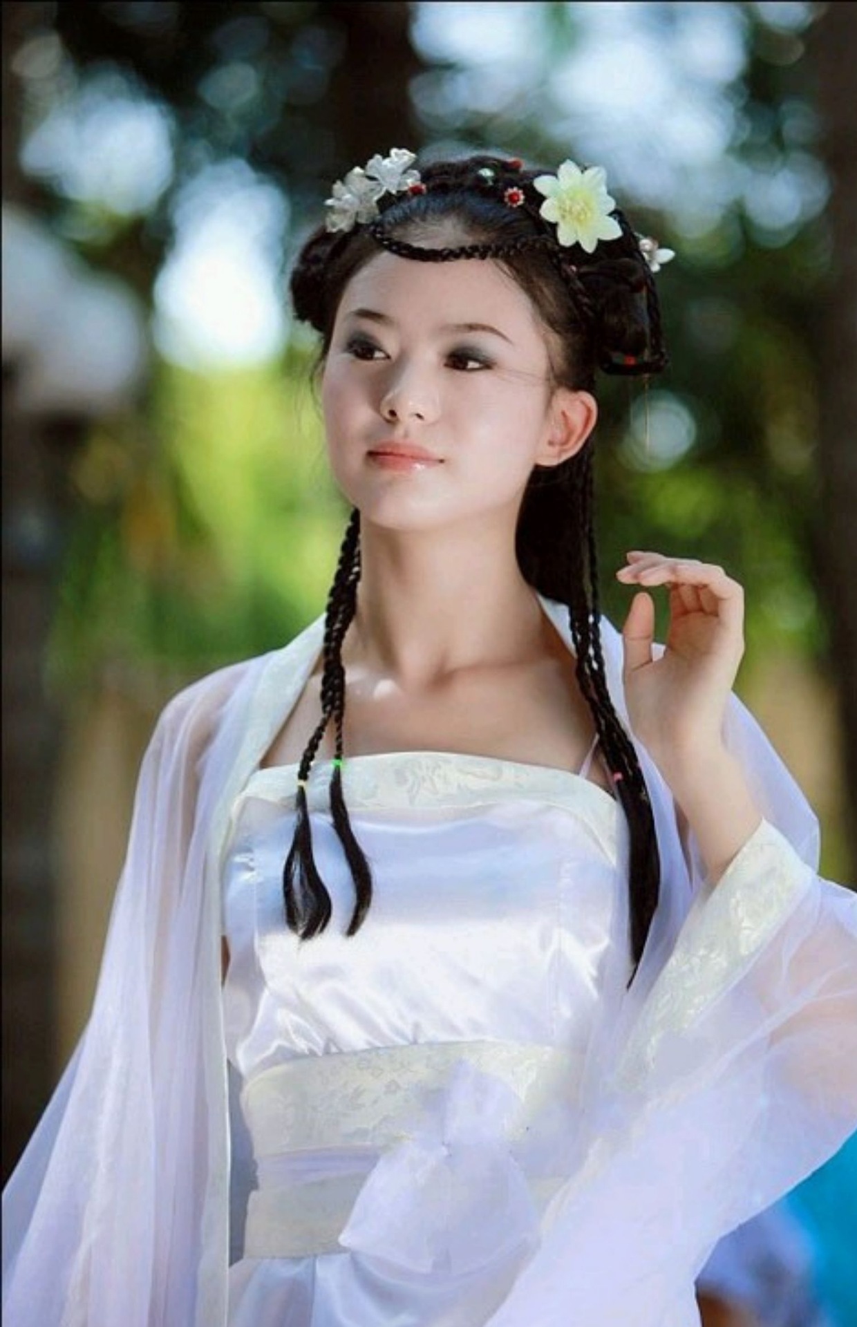 古装女汉服超仙性感表演服主播演出服改良唐装中国风女仙女裙飘逸