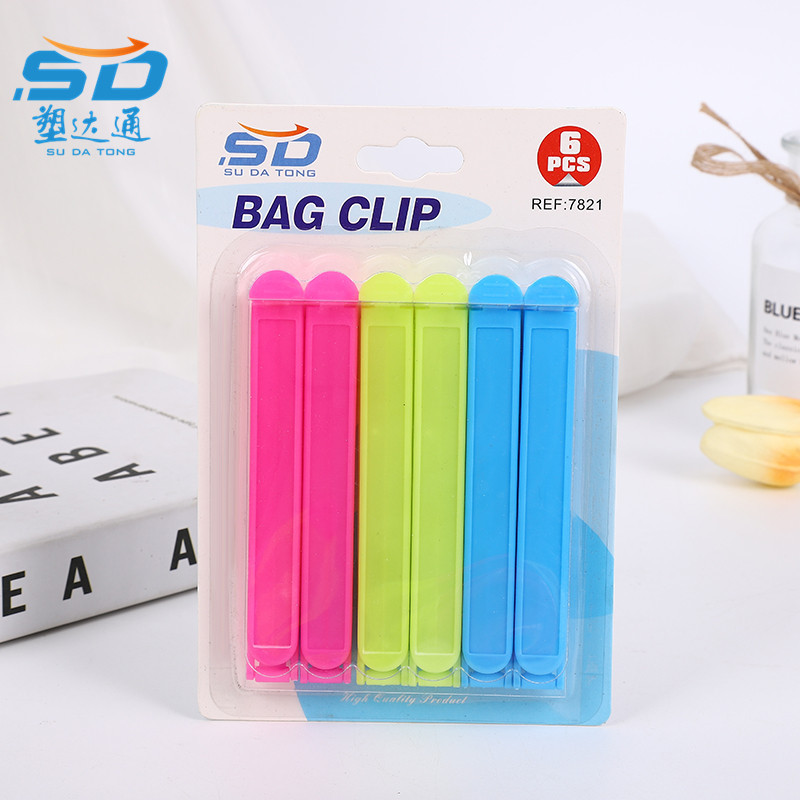 Plastic Food Bags Sealing Clip Milk Powder Tea Sealing Clip Sealing Clip Customizable Printed Logo Source Factory Shaft