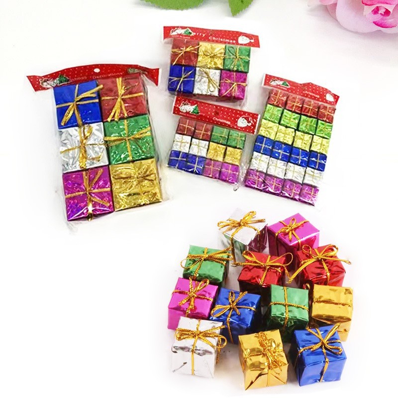 in Stock Wholesale Bulk Christmas Gift Bag 1.5cm 2cm 3cm Foam Pendant Ordinary Christmas Tree Decorations