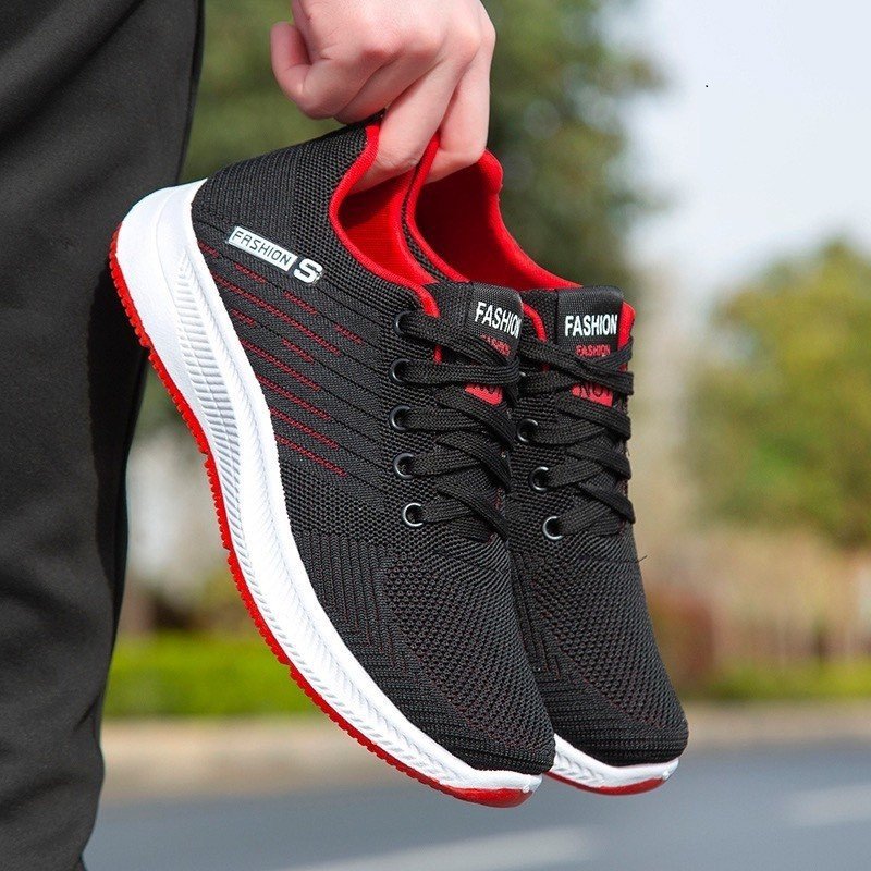 Trendy Sneakers Men's Summer Mesh Breathable Casual Shoes Soft Bottom Comfortable Running Shoes Fashion Shoes