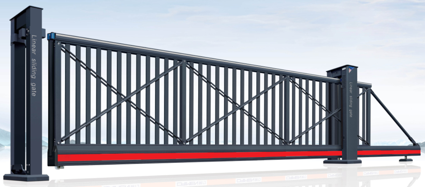 悬浮平移门 悬浮直线门 电动悬浮门 工厂厂区大门企事业单位大门