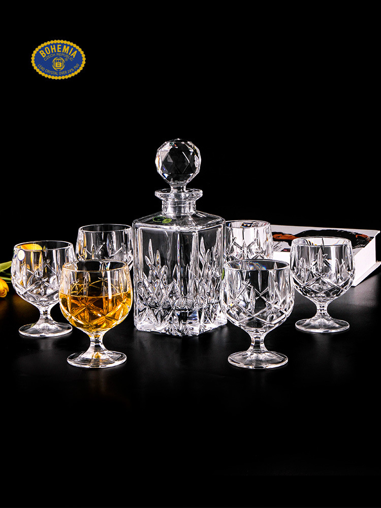 bohemia捷克原装进口水晶玻璃威士忌酒杯洋酒杯套装家用酒具套装