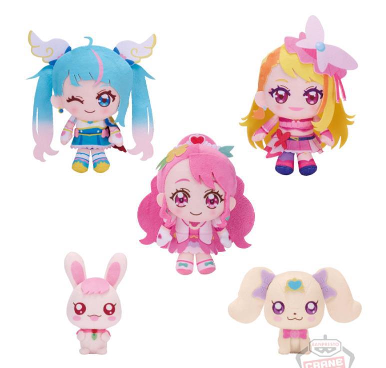 跨境新款 pretty cure plush 光之美少女毛绒玩具公仔 毛绒玩偶