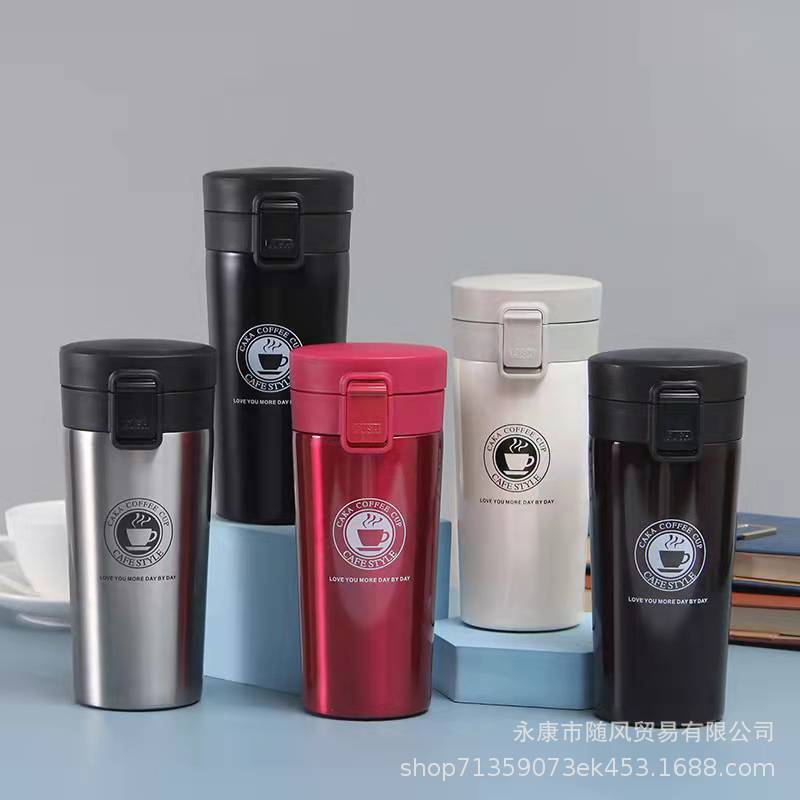 Factory Wholesale Creative Stainless Steel Vacuum Cup Business Water Cup Car Car Coffee Cup