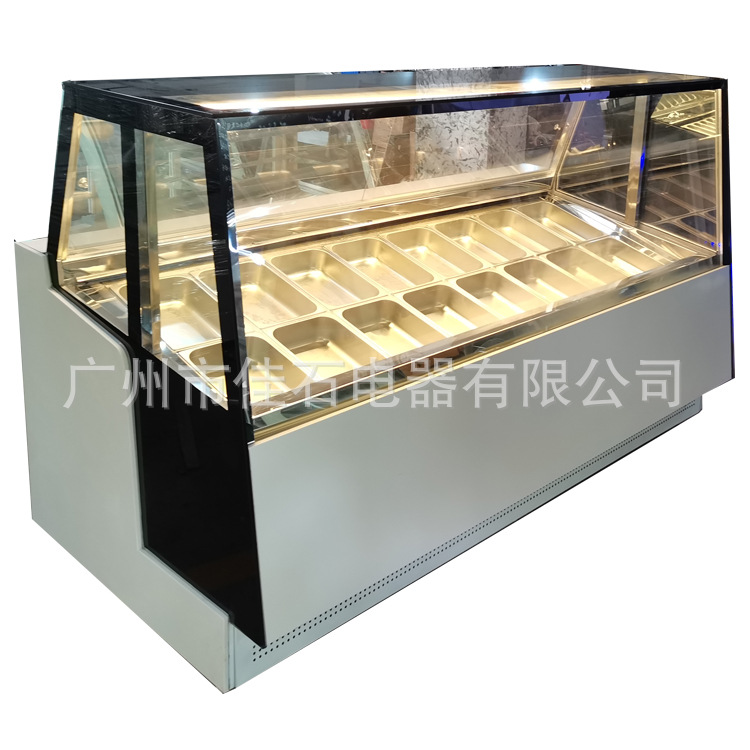 厂家供应 r290冰淇淋展示柜 16盘 硬冰激凌陈列柜gelato showcase
