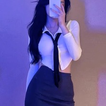 1301情趣制服纯欲套装性感短裙内衣女诱惑夜店秘书教师可外穿修身