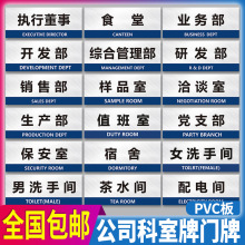 保安室工厂办公室门牌门贴提示牌财务室培训室检测中心企业部门分