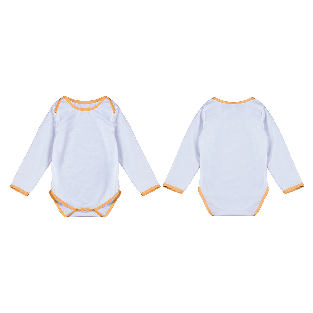 2022 Autumn Thermal Transfer Baby Crawling Suit Baby Jumpsuits Trendy Long-Sleeve Crawling Suit 190G Imitation Cotton Pull Rack