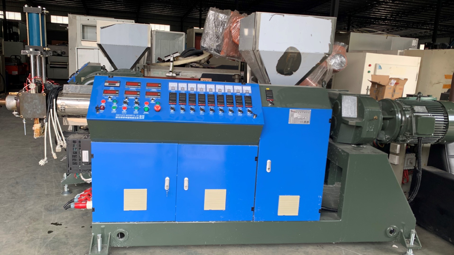 转让二手挤出机安富耀安65单螺杆挤出机品牌二手挤出成型机直径65