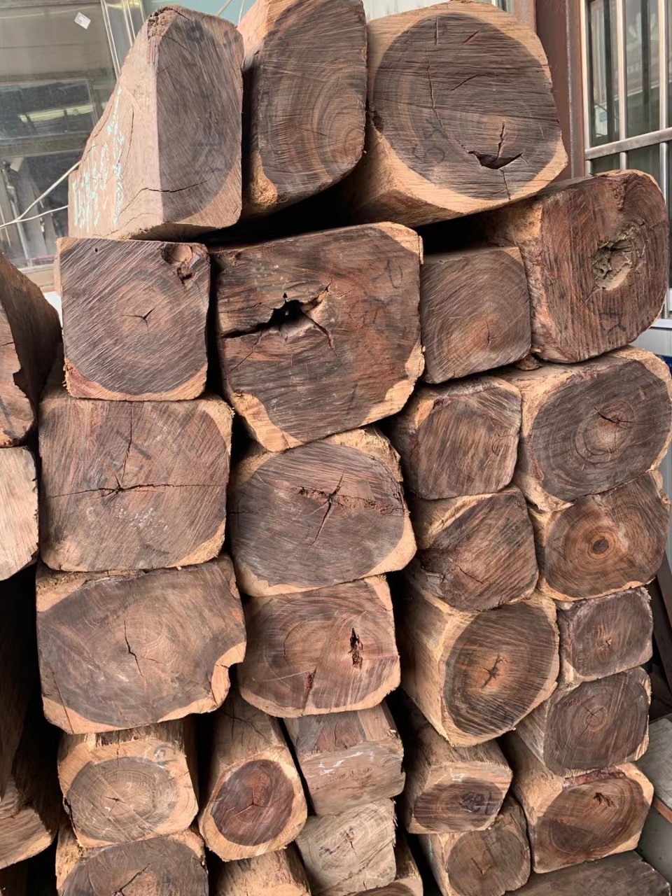 墨西哥微凹黄檀 方料 精品无白皮 微凹黄檀木料 进口原木实木