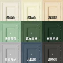 大门油漆金属漆铁大门门改色漆防盗门色油漆透明家用木门上色