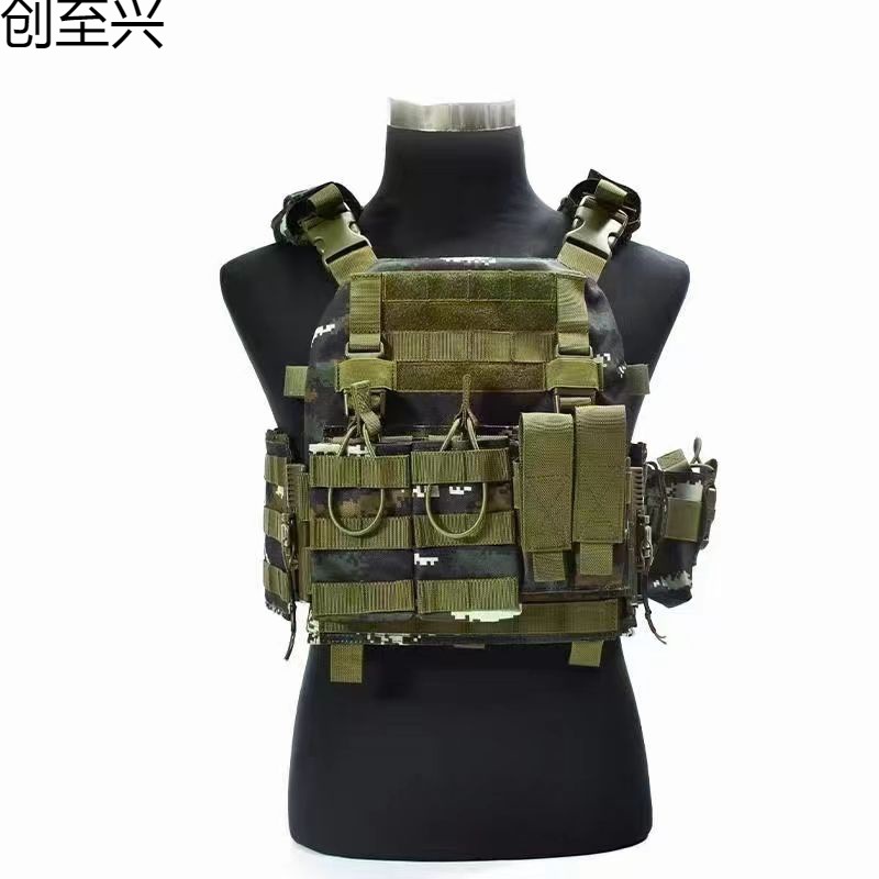 巴克斯军迷1000d复合料激光mol暗夜迷彩作战胸挂mcbk战术背心