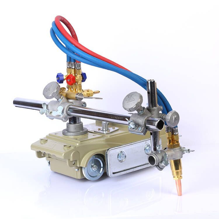 华威焊割cg1-30型半自动火焰切割机改进型气割机割圆机小乌龟