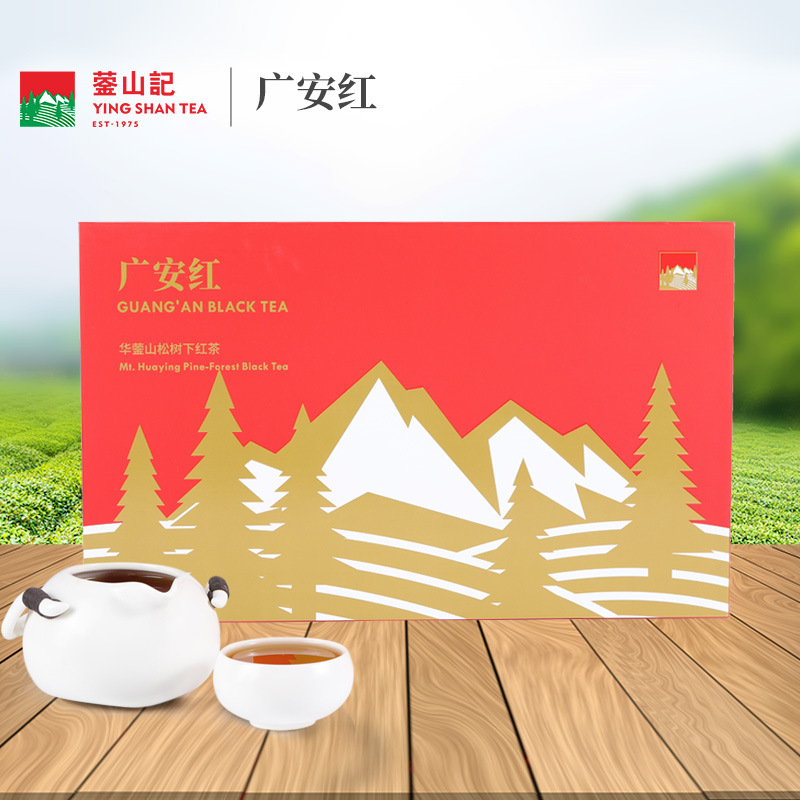 蓥山记川茶华蓥山广安红高山红茶礼盒装人工采摘芽鲜叶嫩醇香红茶