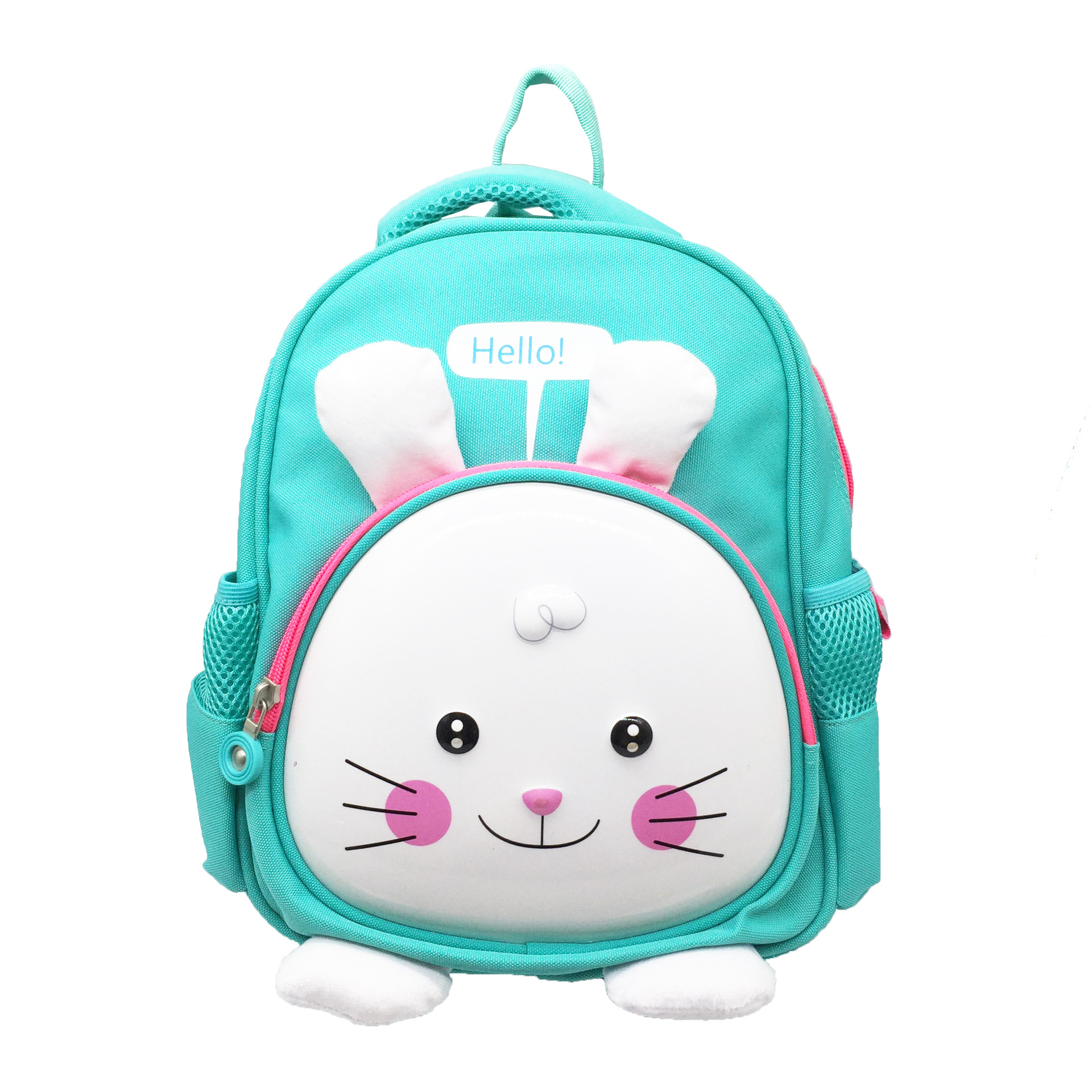 可爱小兔3d立体图案书包儿童萌趣时尚双肩包小身材大容量双肩包