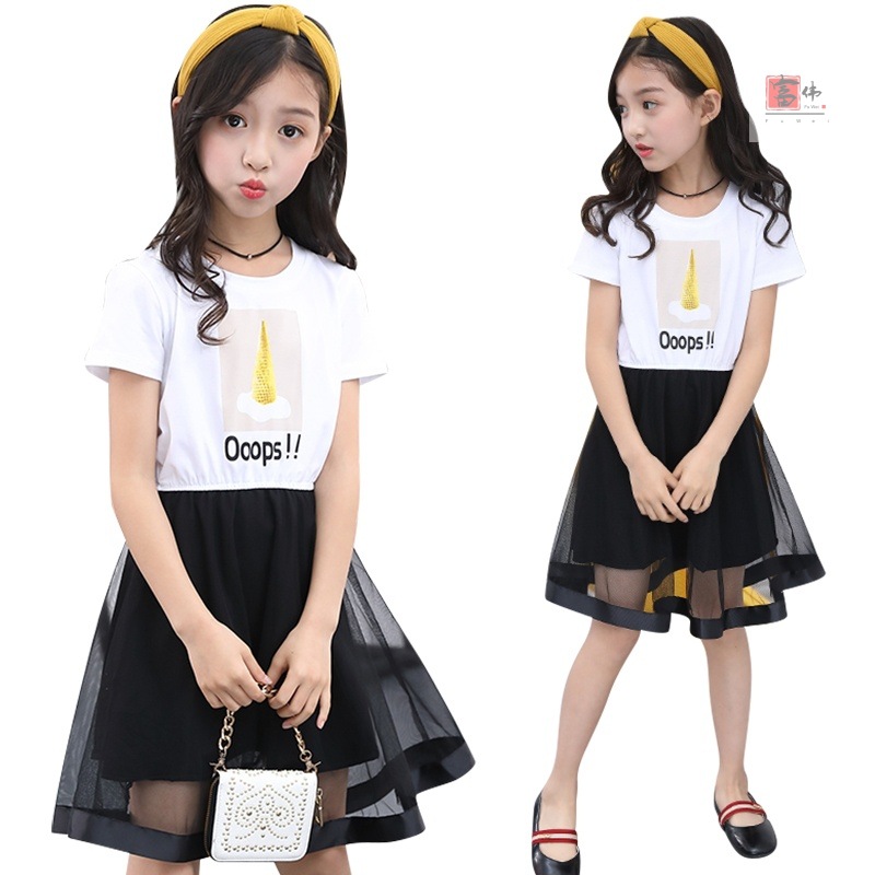 女童夏装连衣裙11十12大童女装韩版13小学生14女孩洋气裙子潮15岁夏季