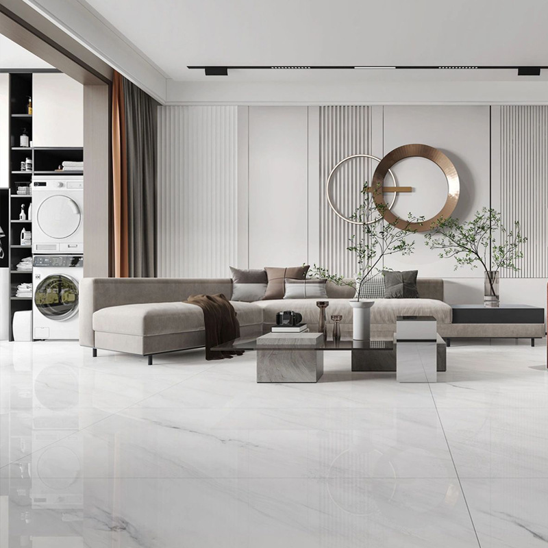 适用百特瓷砖800x800地砖客厅柔光微水泥750x1500防滑地板砖岩板