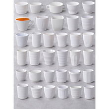 密胺白色杯子塑料餐具自助火锅饮料水杯口杯酒店饭店餐厅商用茶杯