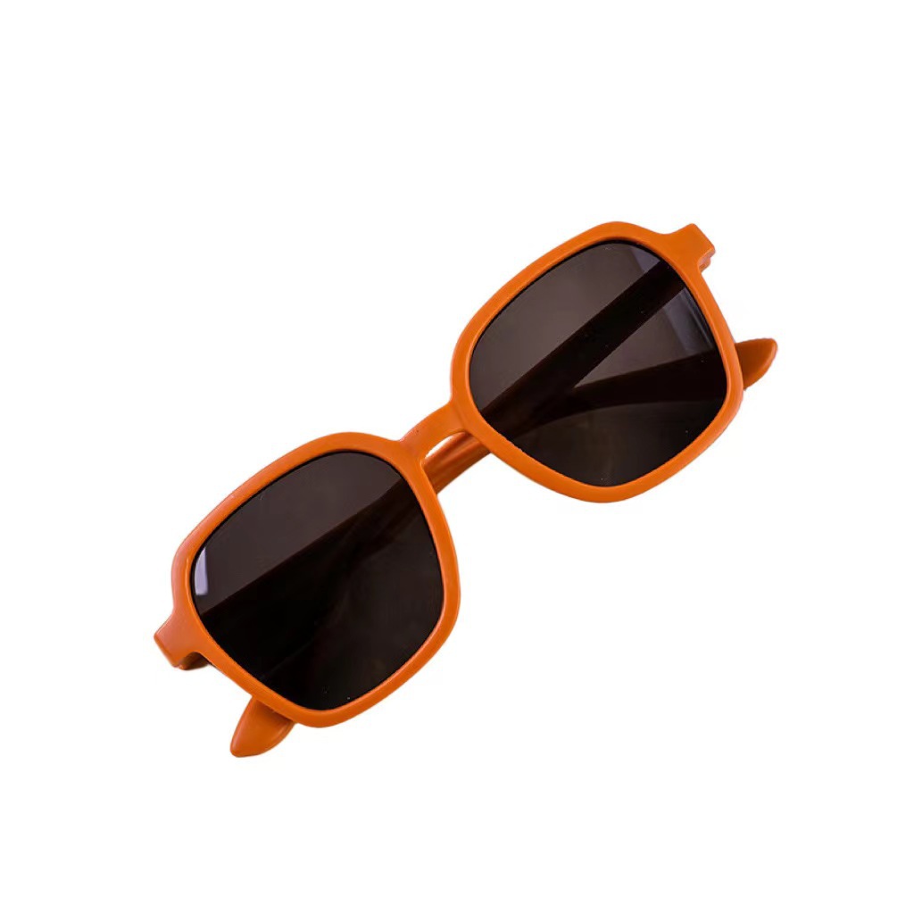 Kids Sunglasses Girl and Boy Sunglasses Trendy Cool Baby Fashion Silicone Box Sun Protection Uv Protection Kid's Eyewear