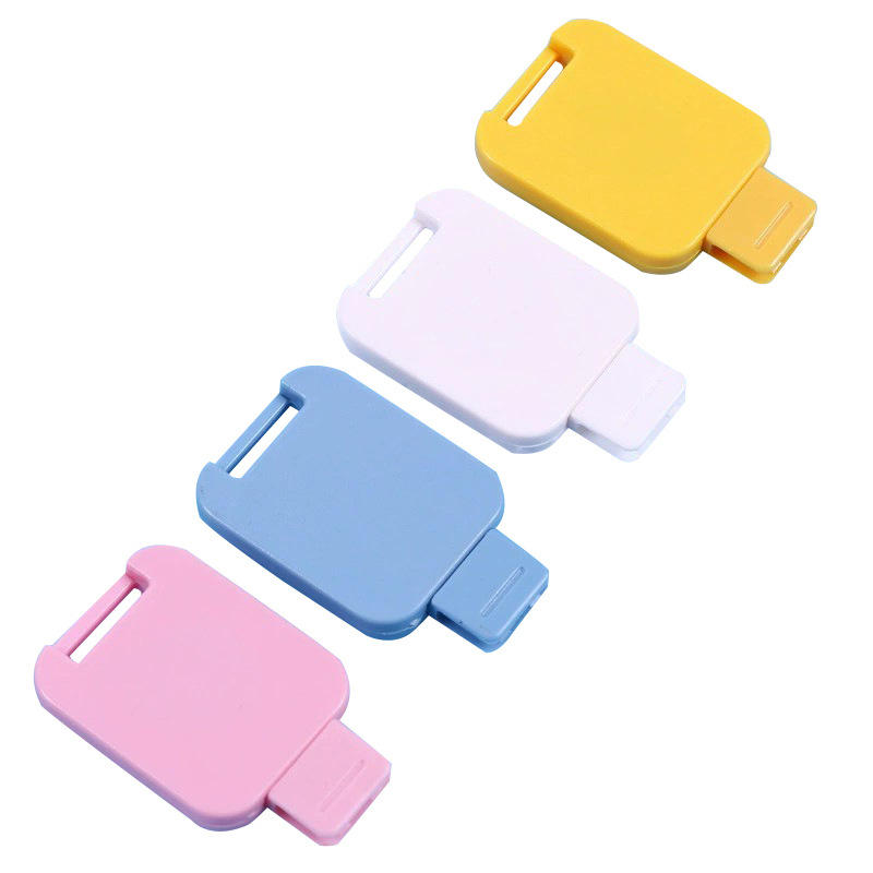 得易15mm方形易拉扣学生证夹子伸缩扣证件卡扣工作证拉线器拉伸扣