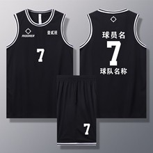 球衣男女学生班级训练比赛队服专业印字号篮球服运动套装
