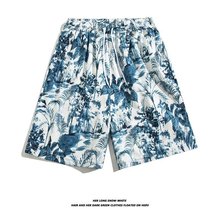 夏威夷沙滩短裤男夏季新款外贸休闲运动裤三亚海边度假百搭五分裤