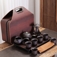 户外便携式旅行茶具紫砂可养套装收纳包野外露营煮茶壶泡茶壶装备