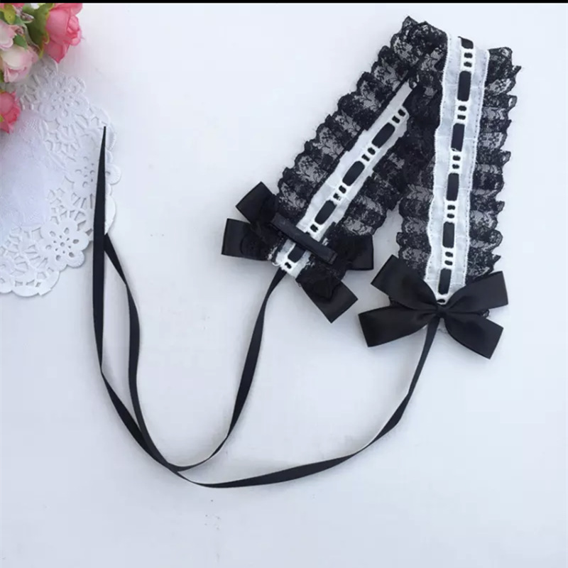 Japanese Girl Lace Bow Hairpins/Hairbands Hair Accessories Ins Style Lolita Hair Band Cute Girl Hair Accessories