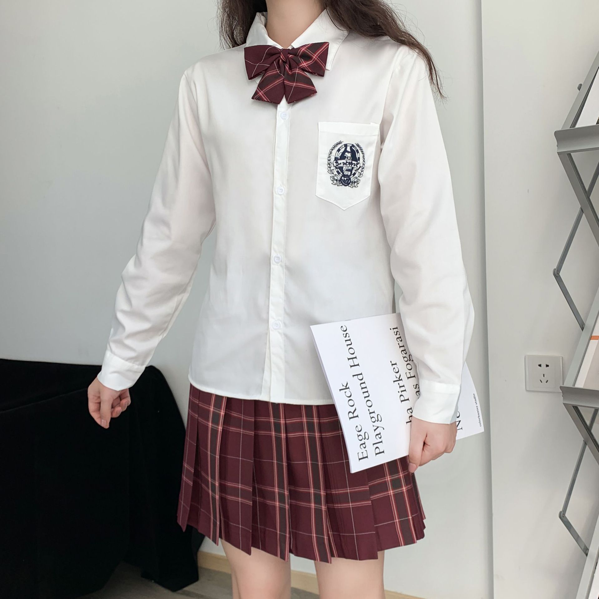 格裙正统原创沙华jk制服裙日系学生百褶裙清新学院风半身裙-阿里巴巴