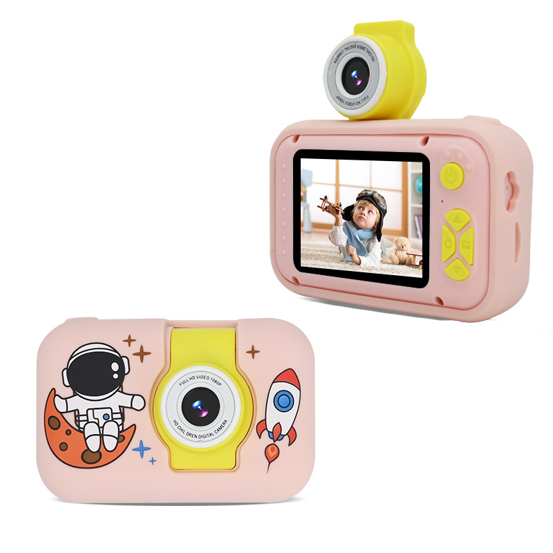 Cross-Border Children's Camera Can Take Photos Video Game HD Digital Camera Lens Flip Mini Camera