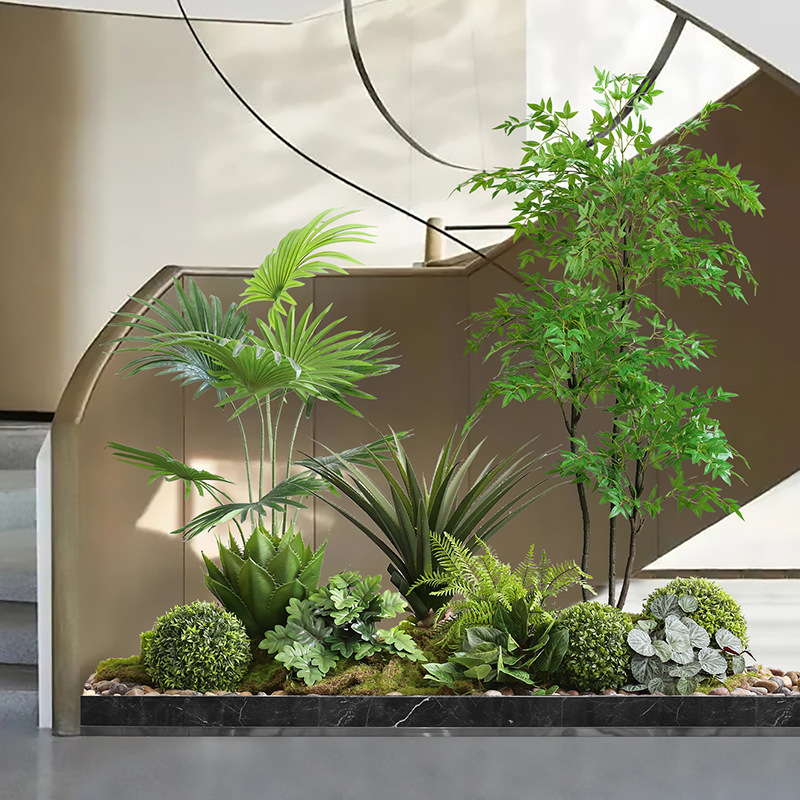 室内仿真绿植 影楼摄影道具 落地造景办公室假植物景观 软装装饰