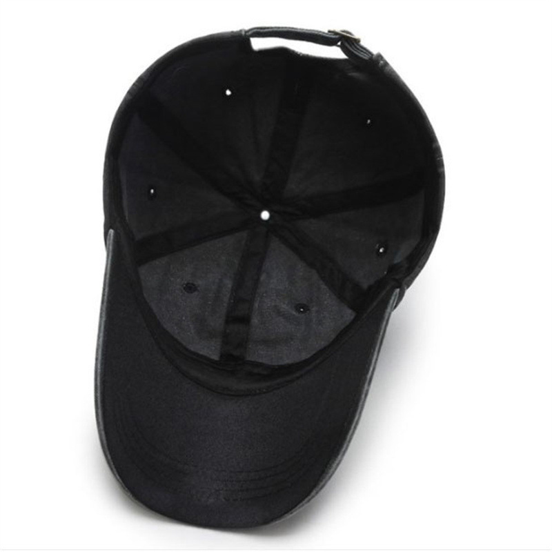 New Washed Pure Cotton Solid Color Light Board Baseball Cap Female Male Baseball Cap