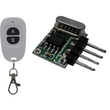 鸭蛋4键433学习码1527遥控器模块水平仪遥控模组带解码输出高电频