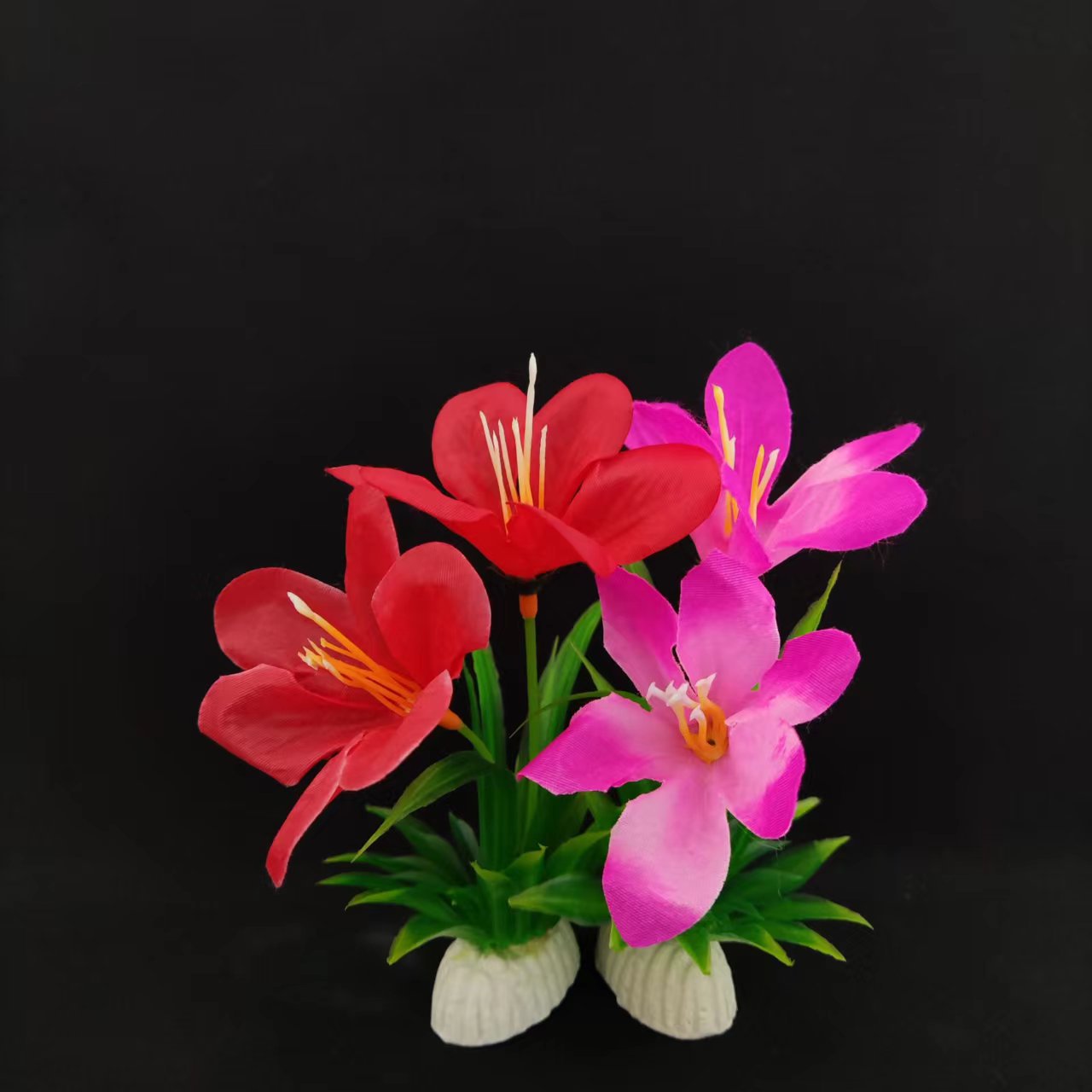 酒店装饰仿真花草意境分子菜盘花盘饰寿司凉菜摆件点缀花厂家直销