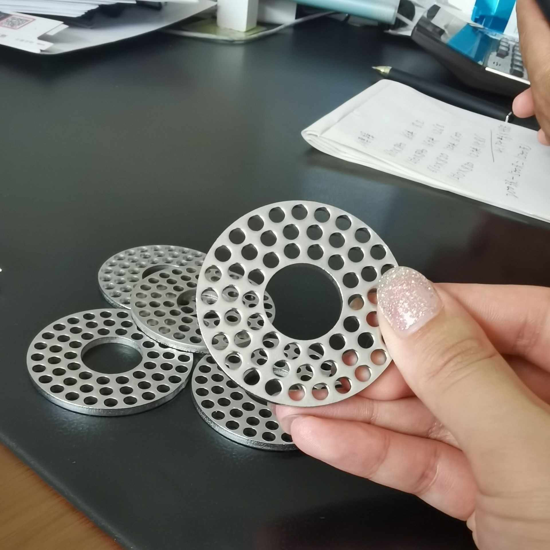304不锈钢轴承垫片加厚无毛边正圆耐磨耐高温滑动止推垫片垫圈