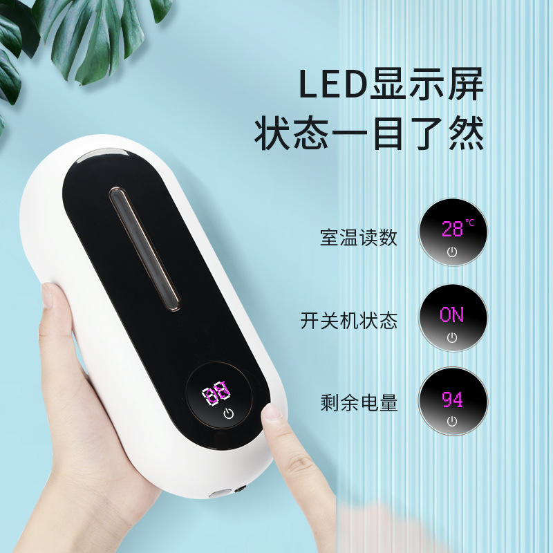 New Arrival Intelligent Digital Display Automatic Induction Mobile Phone USB Charging Wall-Free Foam Soap Dispenser