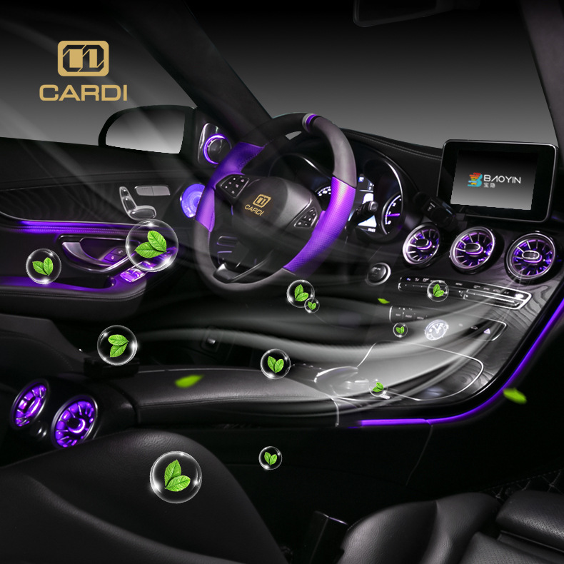 智能车载香氛系统净化空气氛围灯万能通用车载香薰-阿里巴巴