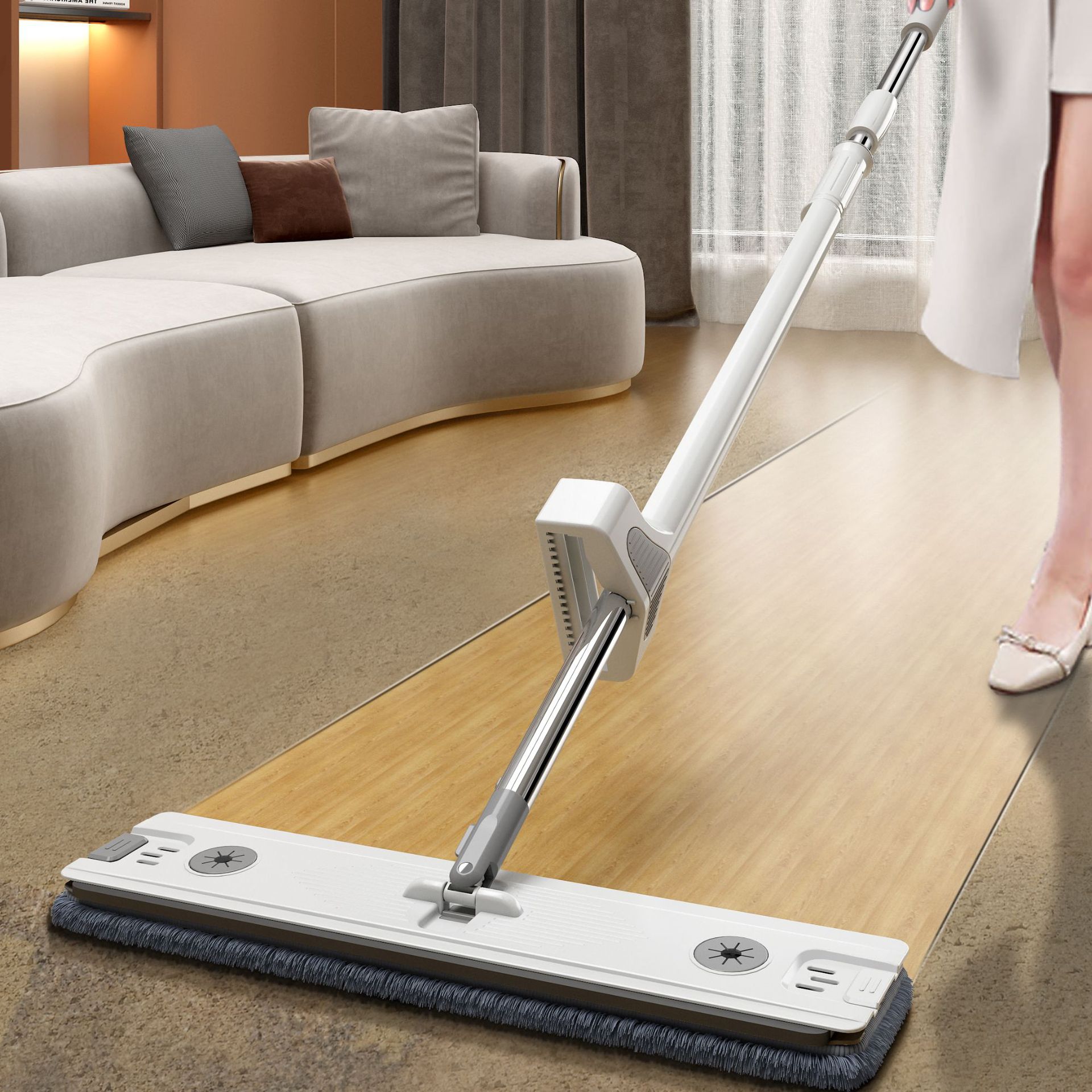 2022新款免手洗平板拖把抖音同款懒人拖地神器一拖净一件代发包邮