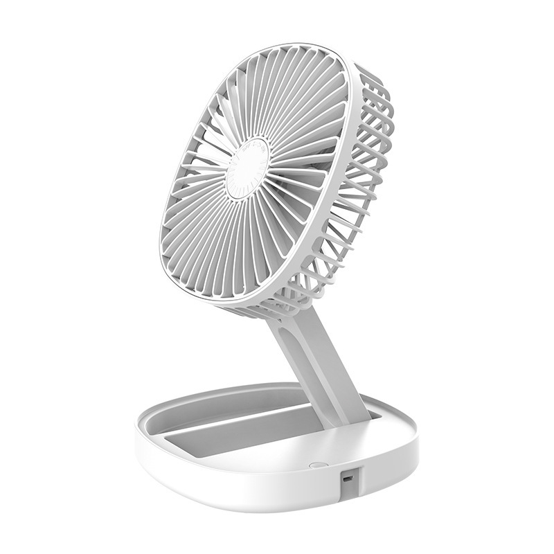 Desktop Light Fan Two-in-One USB Charging Portable Ceiling Fan Mute Brushless Motor Small Electric Fan 0822