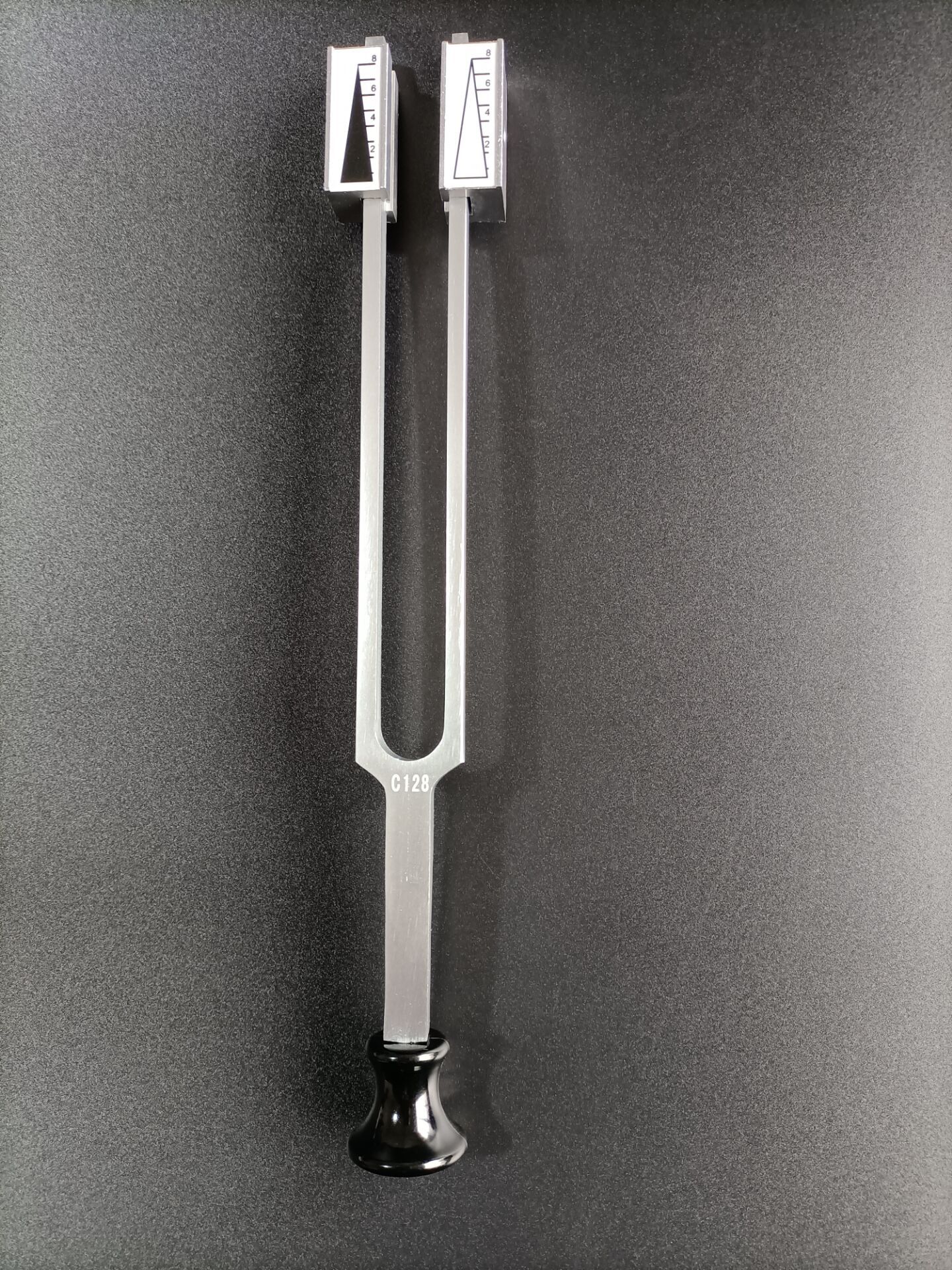 [月销500]c128hz医用音叉半定量铝制音叉tuning fork送绒布袋送槌