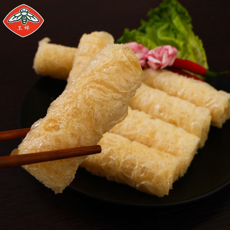 响铃卷黄金卷豆皮卷炸腐竹脆铃卷油炸豆皮火锅食材豆制品干货125g